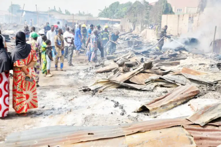 Gobara ta tashi a kasuwar Gamboru da ke Maiduguri