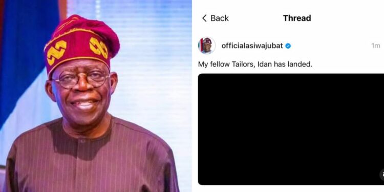 Tinubu ya bude shafi a sabuwar manhajar Threads kishiyar Twitter