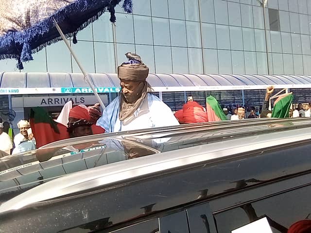 Sarkin Kano na 15 Alhaji Aminu Ado, ya dawo Nigeria bayan ziyara a kasar Masar