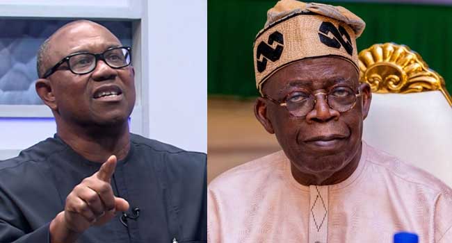 Tinubu ya kwashe kwanaki 180 a kasashen ketare bayan hawan sa mulkin Nigeria—Peter Obi