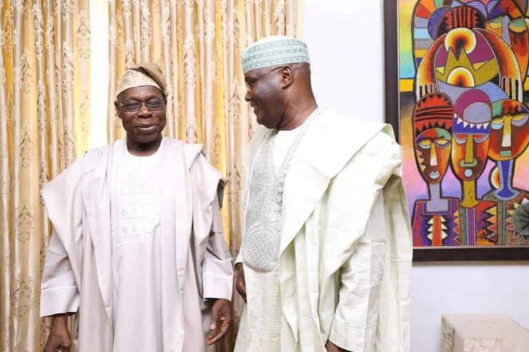 Atiku Abubakar ya gana da Olusegun Obasanjo a Abeokuta