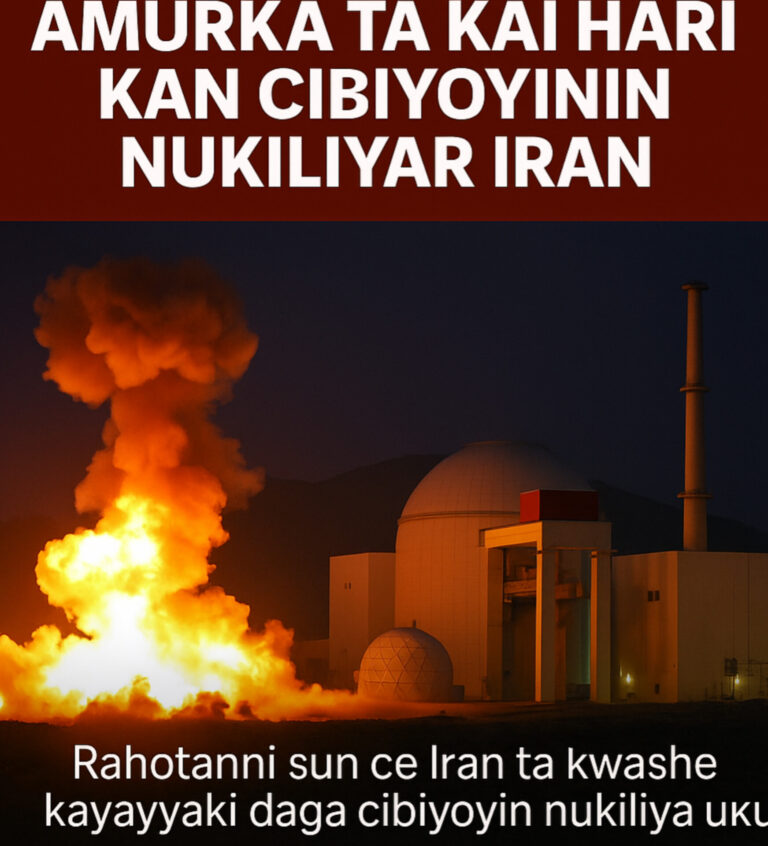 Amurka ta kai hari kan cibiyoyin Nukiliyar Iran