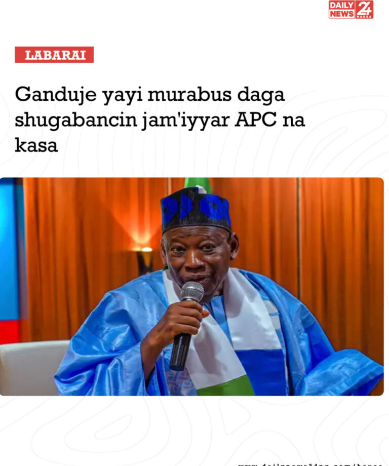 Ganduje yayi murabus daga shugabancin jam’iyyar APC na ƙasa