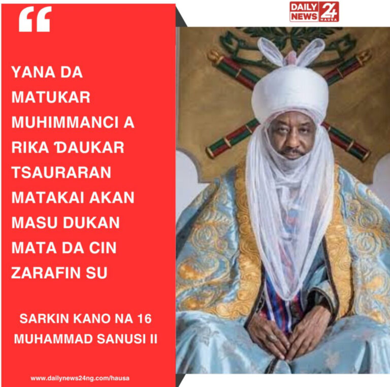 Jahili ne kawai zai riƙa dukan matar sa–Sarki Sanusi II