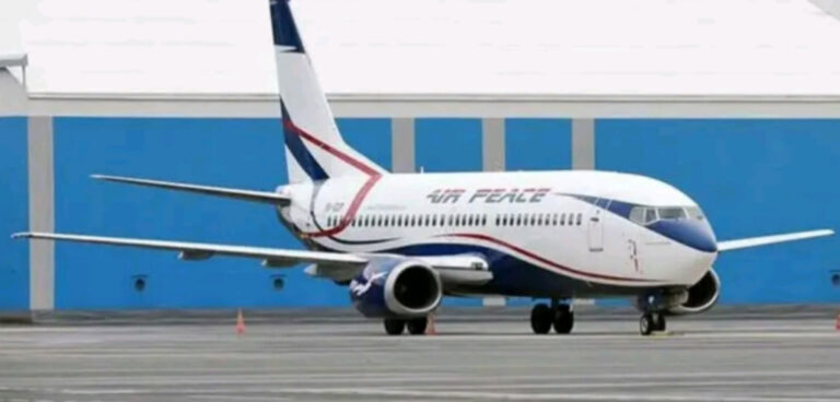 An samu matukan jirgin Air Peace, da yayi haɗari da shan miyagun ƙwayoyi da barasa 