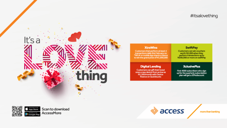 Access Bank Rolls Out Valentine Offers To Celebrate Customers