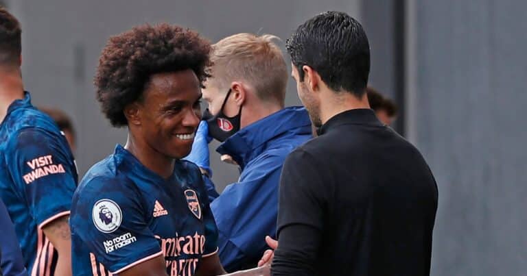 Benfica vs Arsenal: Arteta begs Willian’s critics ahead of Europa League tie