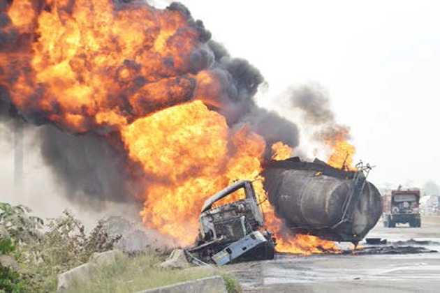 Tanker driver burnt to death in Ogun