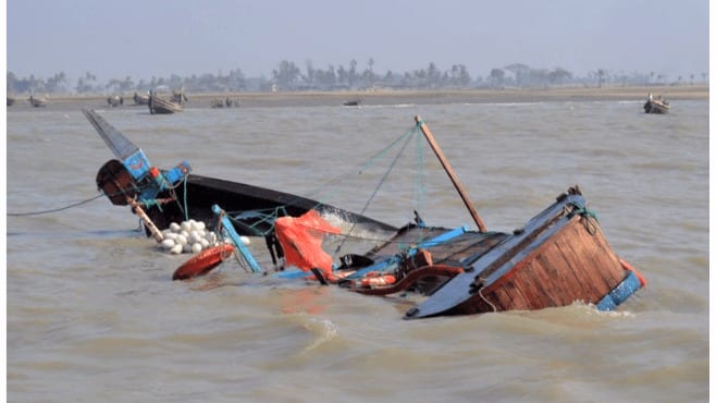 Boat capsized