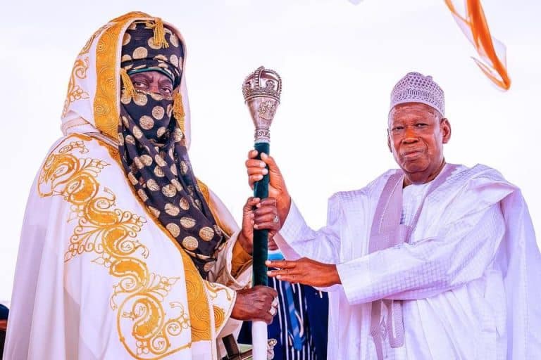 Kano Emir Coronation: Buhari congratulates Ganduje for generational change, promises support