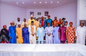 Gov. Lalong and some of the stakeholders at the meeting which held at the Govt. House, Jos.