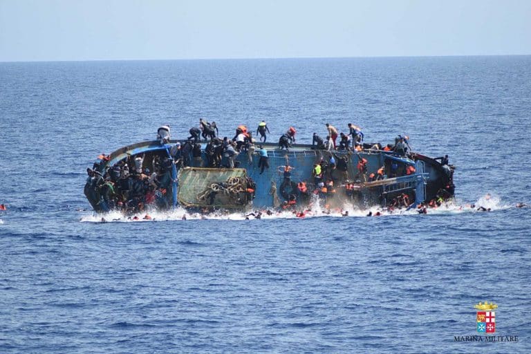 500 migrants saved by Italian Navy in Mediterranean sea