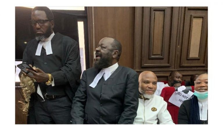 Disappearance Nnamdi Kanu’s Lawyers forces court to adjourn trial