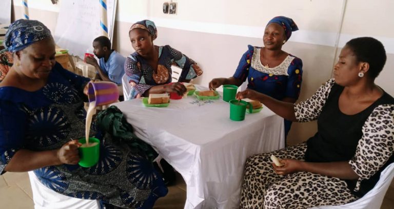 NGO commemorates with adult literacy class on Valentine’s Day in Kaduna.