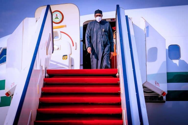 Buhari returns to Abuja after attending AU Summit in Addis Ababa