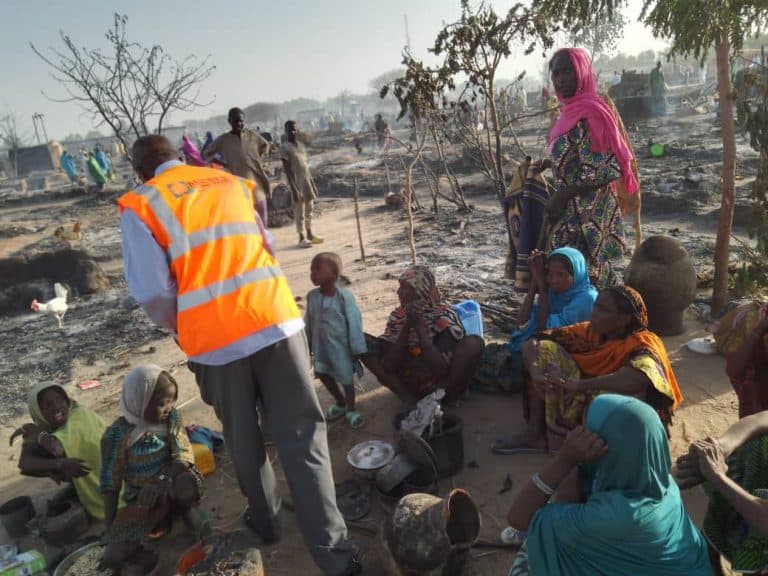 1 dies, 17 injured as fire destroys Borno IDPs Camp