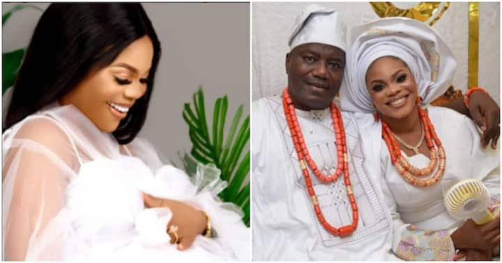 Mercy Aigbe’s ex-husband welcomes baby with new wife