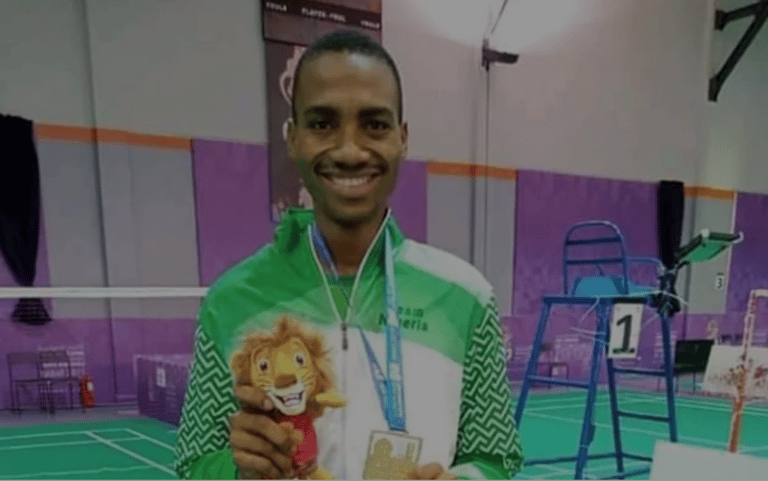 Nigeria’s Opeyori wins gold at Africa badminton championship