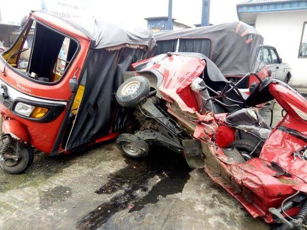 Tricycle rider dies in Anambra multiple accident