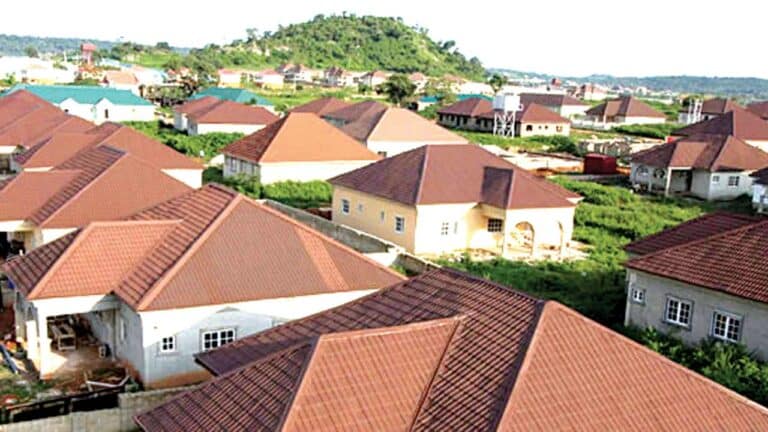 Buhari inaugurated housing estate in Kogi