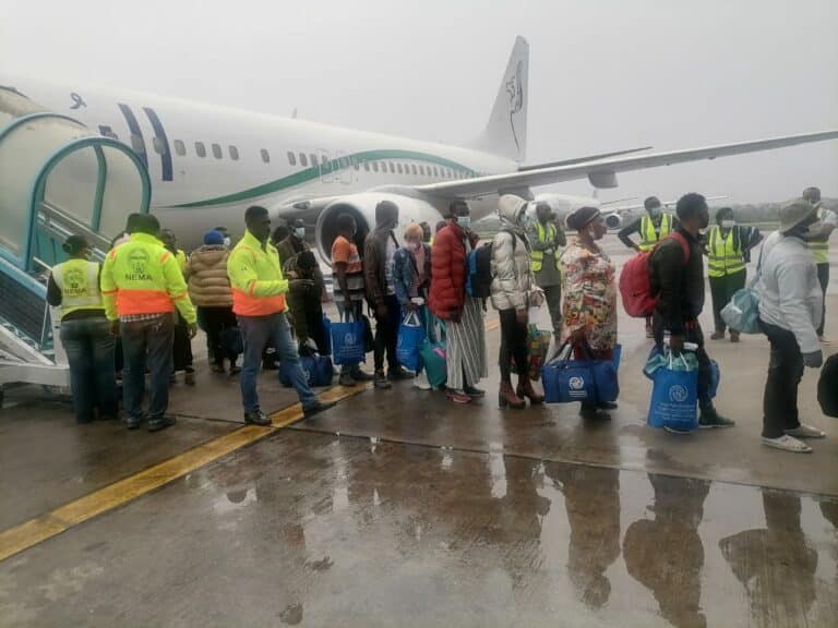 NEMA receives 162 stranded Nigerians from Libya