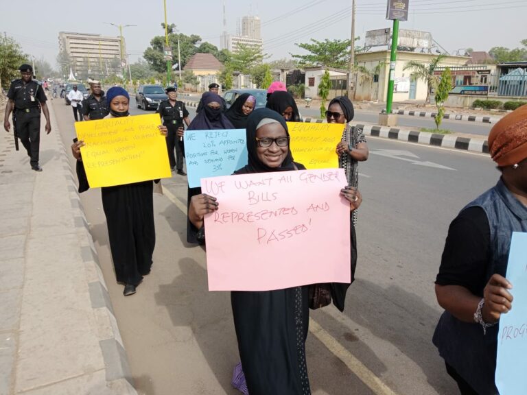 Int’l Women’s Day: Kaduna Women Journalists take protest to State Assembly over decline of gender equality bill