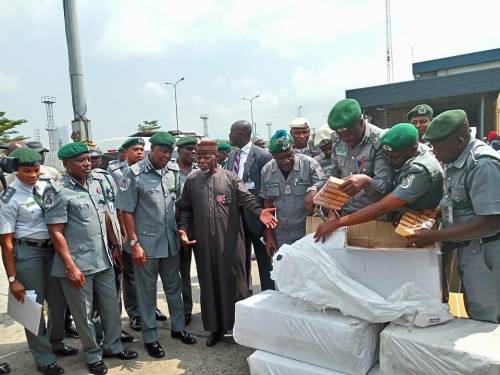 Customs seizes N112.68m contraband, 700 machetes