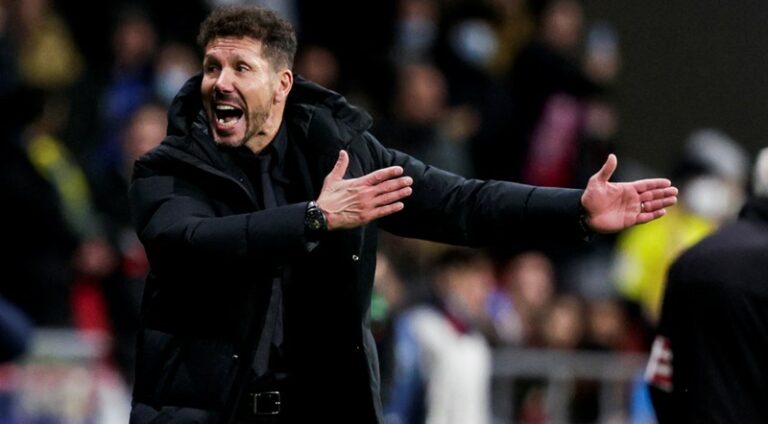 Simeone wants Atletico to be aggressive against Man United