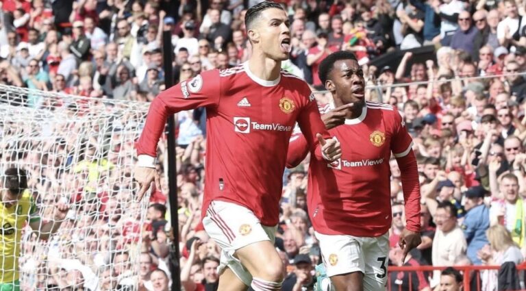 Ronaldo’s hat-trick rescues Manchester United against Norwich