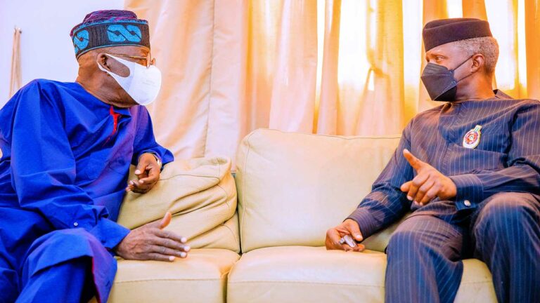 Osinbajo is not my son – Tinubu