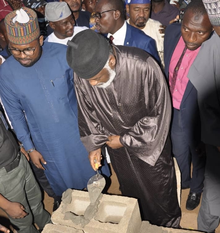 Gov Ganduje lays foundation for construction of 500 houses in Kano