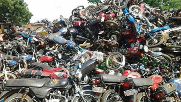 FCTA destroys seized motorcycles, crushes illegal structures