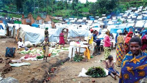 Starvation rock IDP camp in Katsina