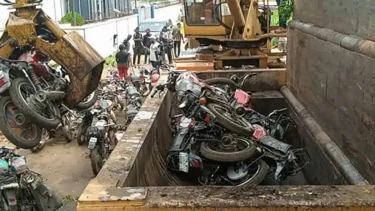 Lagos State impounds 150 commercial motorcycles, arrests 10 for flouting ban