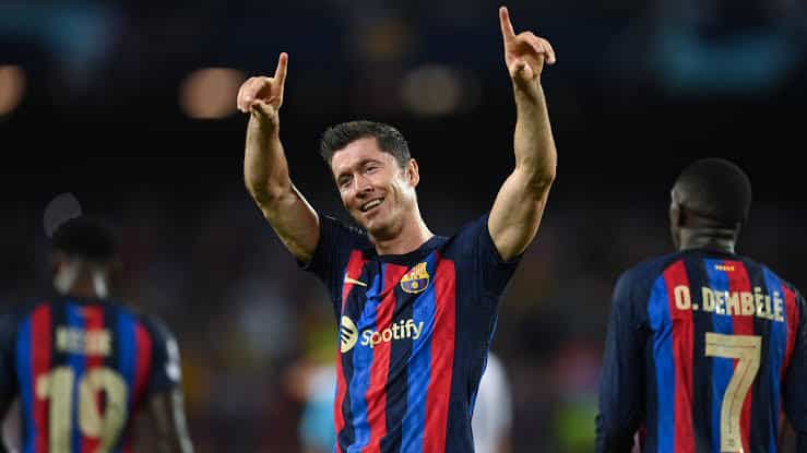 Lewandowski bags hat-trick in FC Barcelona’s Champions League bow