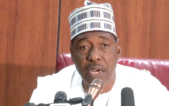 Insurgency is ebbing – Borno’s Gov. Zulum