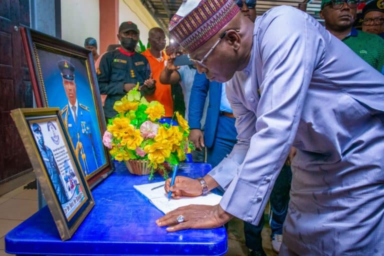 Accident: NSCDC boss griefs over death of lead outrider, visits family in Abuja