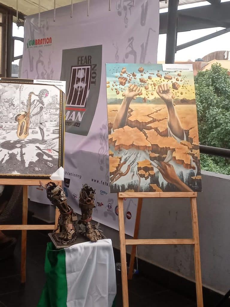 Felabration 2022: Artist wins artwork competition, gets N550,000 rewards