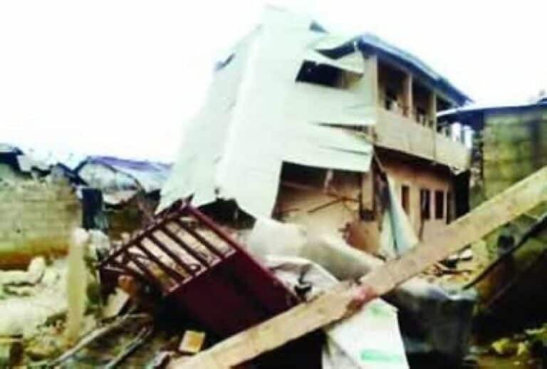 Housewife dies, husband survives building collapse in Jigawa