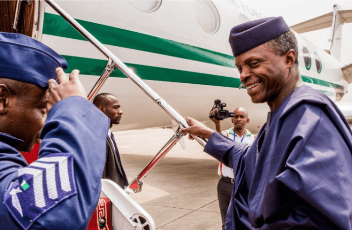 Osinbajo departs Abuja for London for Queen Elizabeth II’s funeral