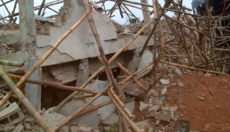 Many escape death as 2-storey building collapses in Ibadan