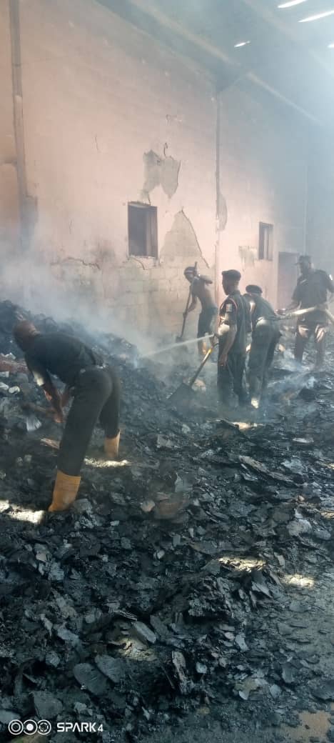 Fire Service in Kano saves Chinese industry from loosing investment to inferno