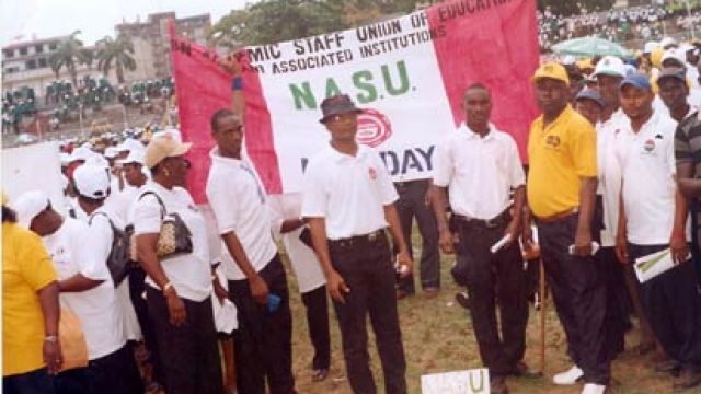 Strike: NASU urges FG to pay salary arrears