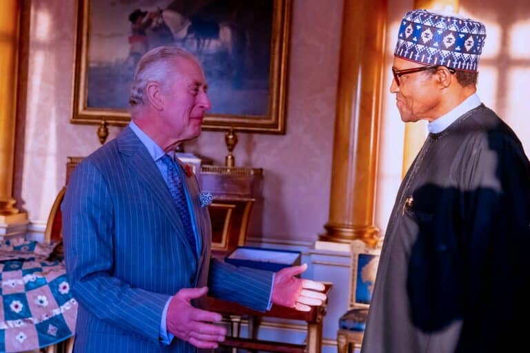 I have no house in UK, Buhari to King Charles III