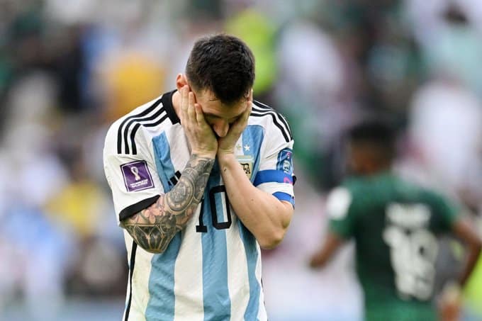 Saudi Arabia stuns Argentina in World Cup opener