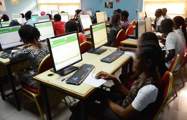 Candidates write JAMB UTME