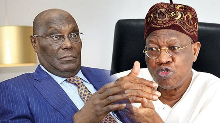 Atiku should stop blaming Buhari for Boko Haram crisis —Lai Mohammed