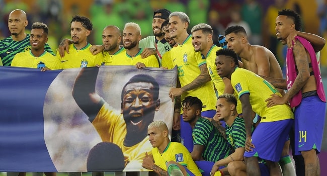 Brazil dedicate World Cup victory to ailing legend Pele