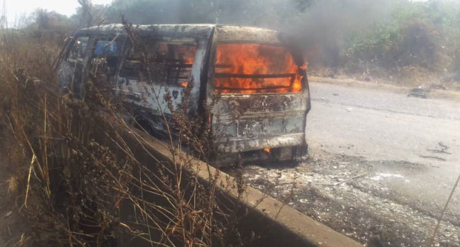 7 women burnt to death as bus explodes on Sagamu-Benin road