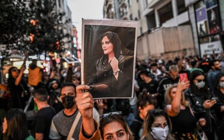 TURKEY-IRAN-WOMEN-RIGHTS-PROTEST-AFP PICTURES OF THE YEAR 2022